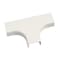 Panduit Fitting, Bend Radius Tee, Ld/ldph, Wh, PK10, 1.62" W, 0.93" H, 4.73" L, White TFC10WH-X - alternate 1